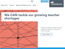 Tablet Screenshot of minncan.org